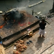 Body cremations in Pashupatinath at the banks of Bagmati river; KTM